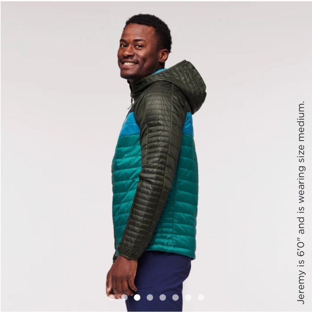 Cotopaxi Men’s XL Capa Insulated Hooded Jacket Woods Greenery Green NWT Puff - Picture 8 of 13
